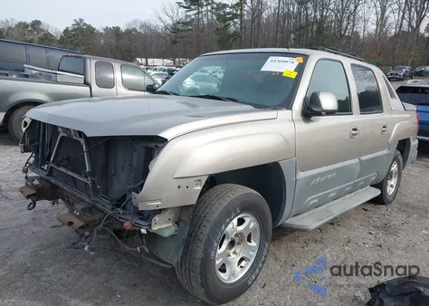 2002 Chevrolet Avalanche 1500 from USA, damaged, VIN 3GNEC13T72G244436
